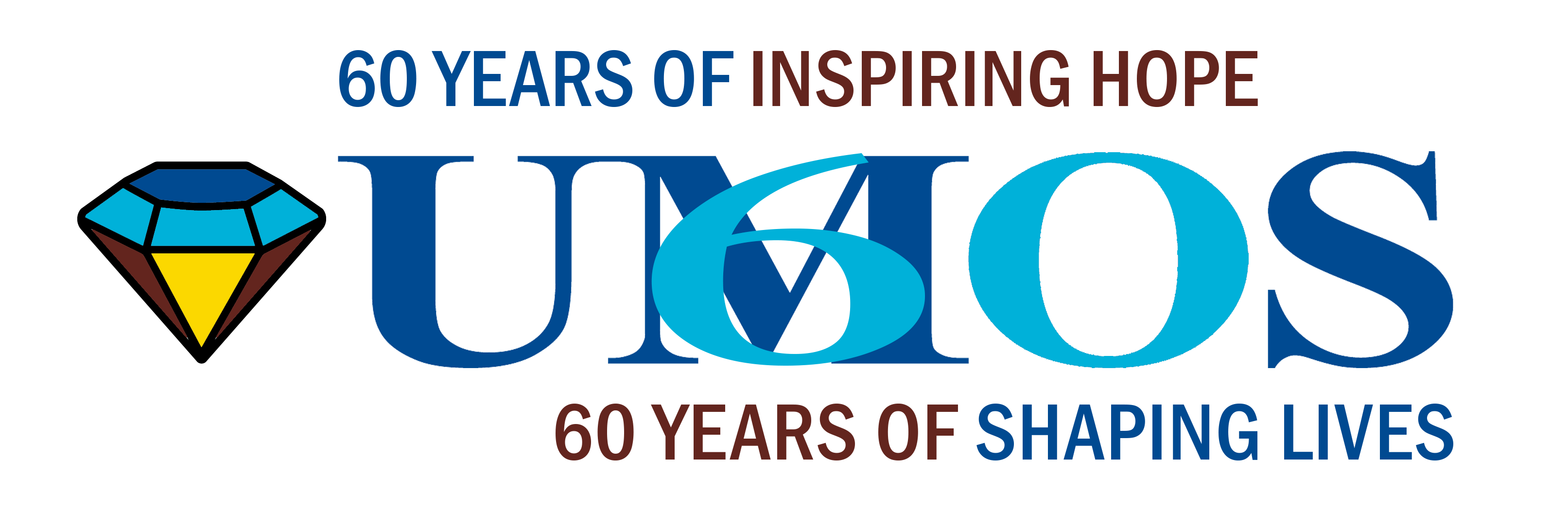 UMOS 60th Anniversary logo